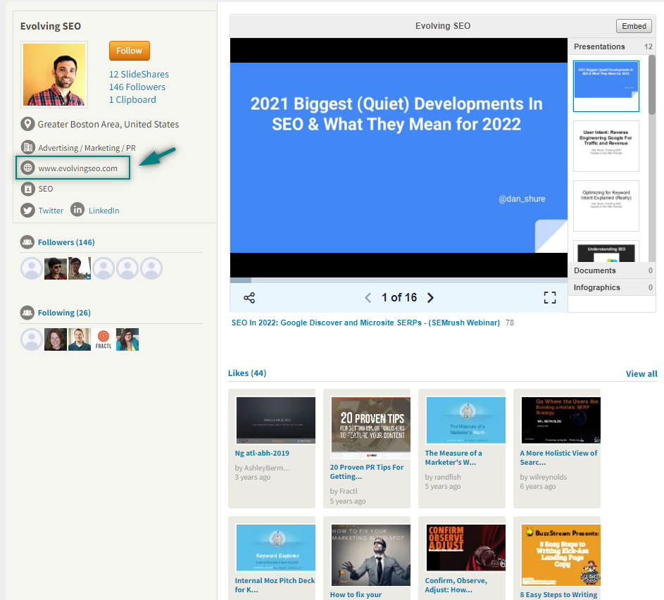 50+ методів лінкбілдингу: обмін документацією/презентаціями