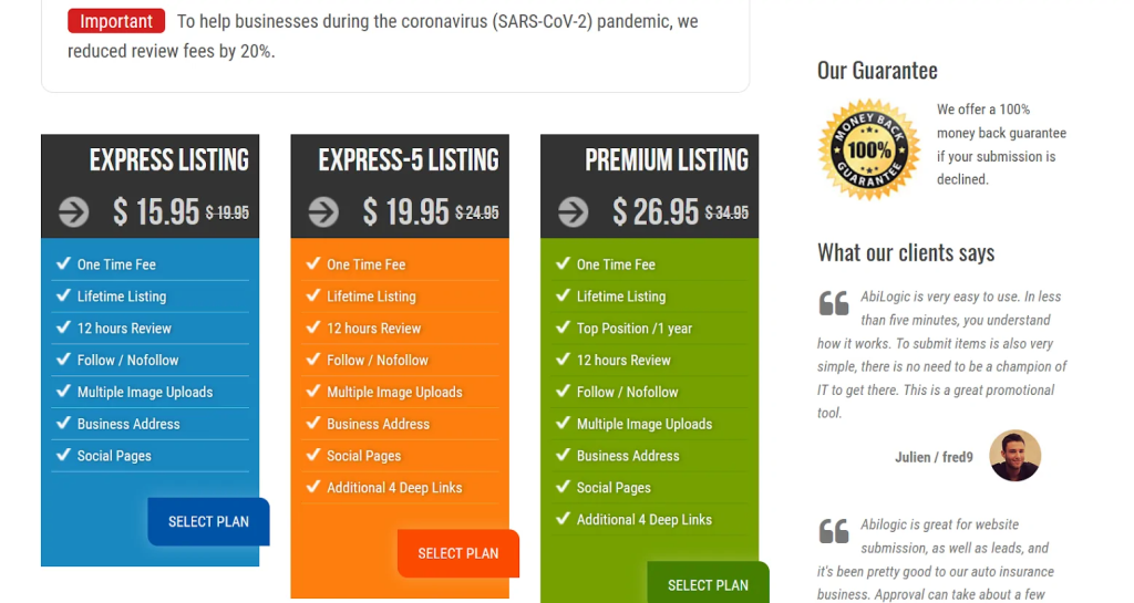 Де розмістити посилання на сайт: ціни на розміщення посилань на сайтах-директоріях