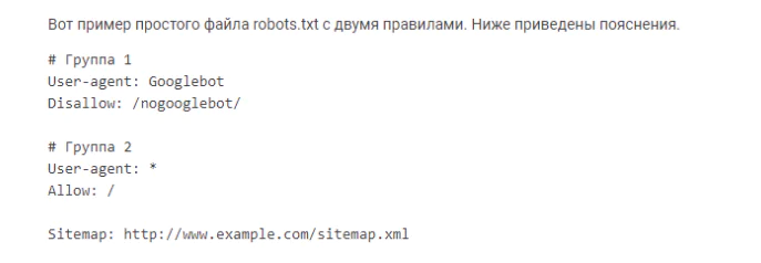 Robot TXT
