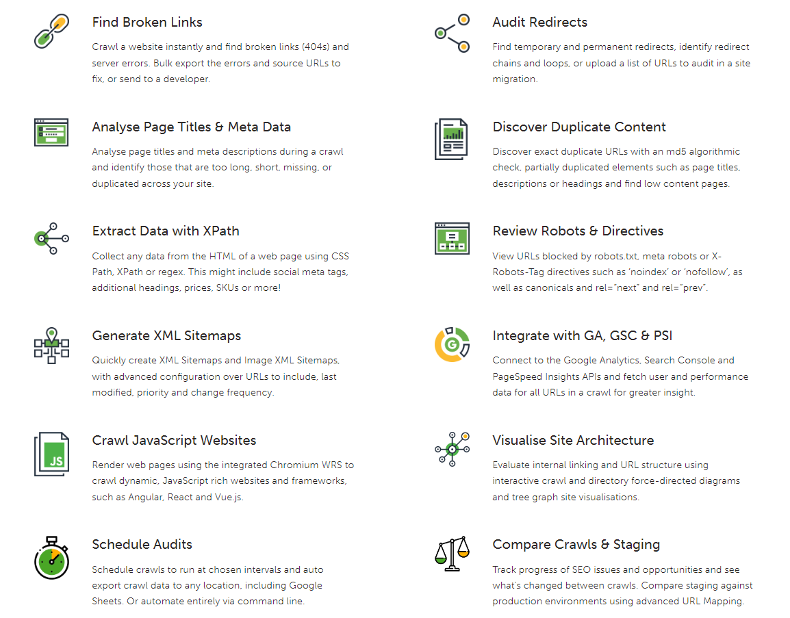 Інтерфейс Screaming Frog для проведення технічного SEO-аудиту: візуалізація архітектури сайту, пошук непрацюючих посилань (404) та аудит метаданих. Ключові інструменти для ефективного просування інтернет-магазину