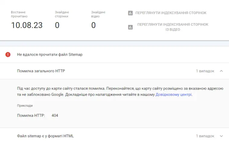 Аналіз причин відсутності сторінок в індексі за допомогою Google Search Console. Усунення помилок індексації є надзвичайно важливим для просування інтернет-магазину в пошукових системах